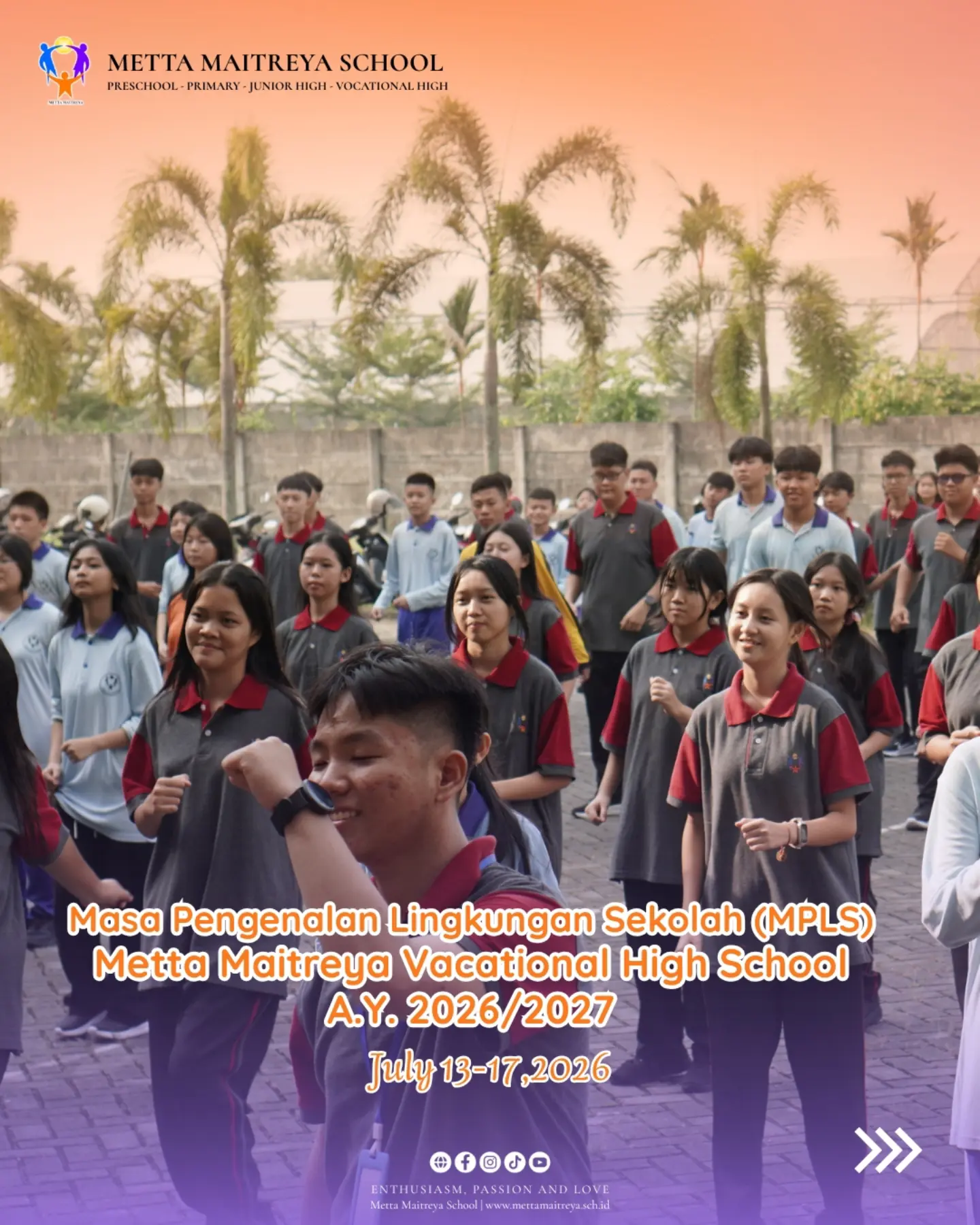 Masa Pengenalan Lingkungan Sekolah (MPLS) Metta Maitreya Vocational High School A.Y. 2026-2027